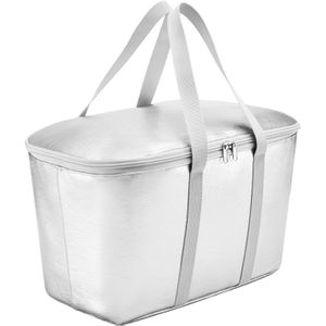 Reisenthel Kühltasche Coolerbag silver crackle, faltbar, wasserabweisend, 20 Liter
