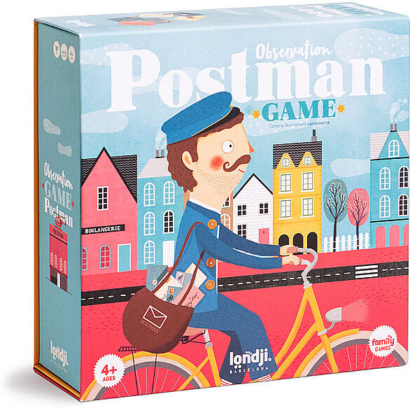 LONDJI Brettspiel POSTMAN  bunt B