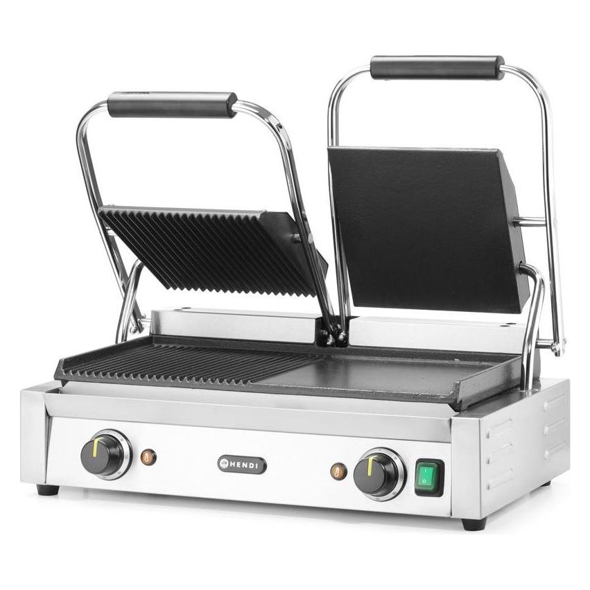 Hendi Kontaktgrill Doppelversion li. gerillt re. glatt 3 (263907)