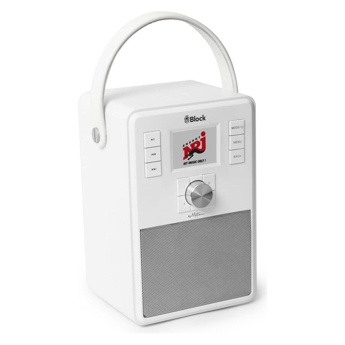 Block Internetradio Emotionwhite (DAB+, FM, Bluetooth, WLAN) (AB10221-02)