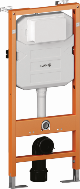 Kludi UNIFIX WC-Element 120 79101 für Wand-WC, Doppelspülung