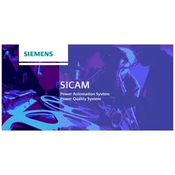 Siemens 7KE9000-3AL02-8AA0 SICAM PQS - Bundle RT large incl. IEC61850 Client, Monitoring direction, 2 PQ-Applications, Download, Software