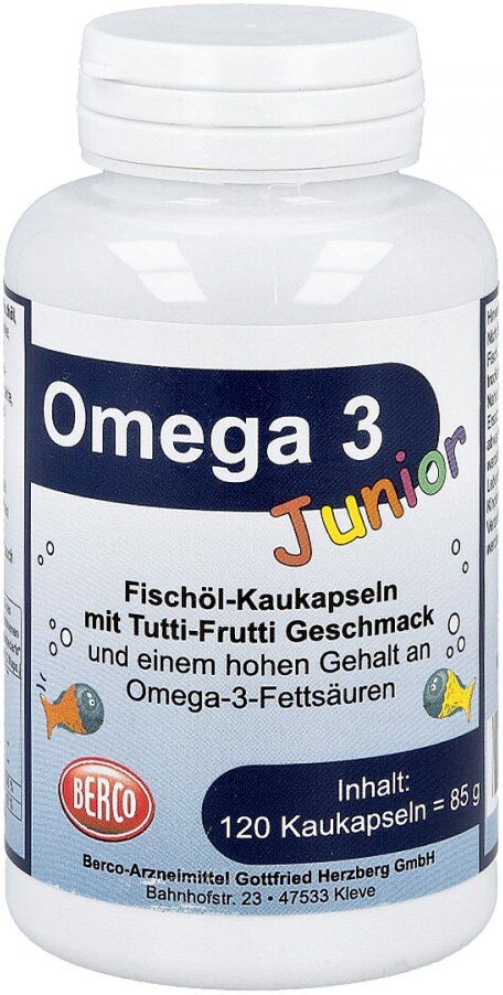 Omega 3 Junior Berco Kaukapseln 120stk