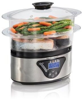 Hamilton Beach 2-Tier 5.5 Cup Digital Food Steamer