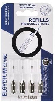 Elgydium Refills Interdental Brushes Fine 4 un