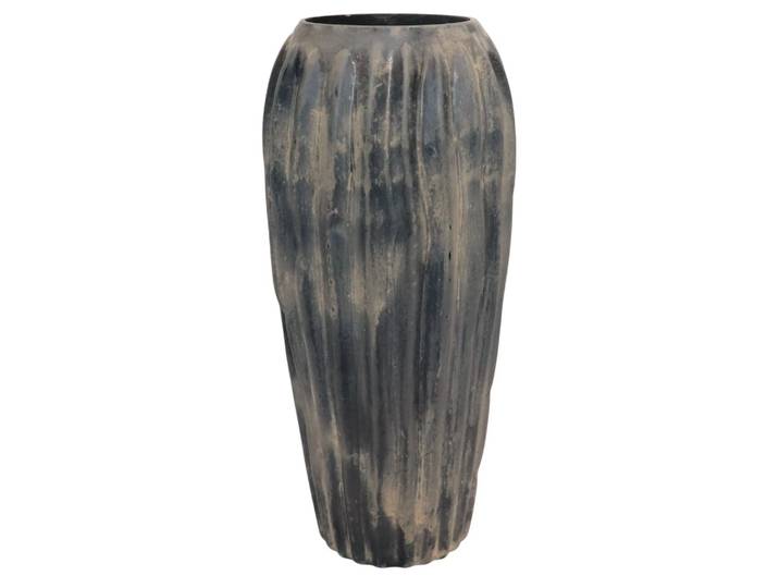 Vase Melon l Schwarzgelb Decofinder