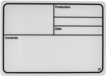 Adam Hall 88001 Self Adhesive Tour Label Weiß