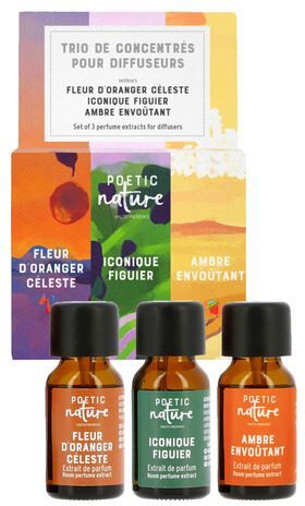 Nature & Decouvertes Kit Trio Perfume Laranja & Figo – 15 ml cada - Nature & Découvertes