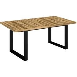 Mäusbacher Esstisch mit Auszug Big System 140 (190) x 90 cm Holzoptik Plankeneiche