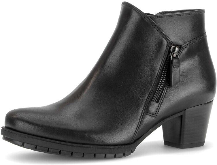 Ankleboots GABOR "Ankle Boot", Damen, Gr. 38,5, schwarz, Schuhe Ankleboots