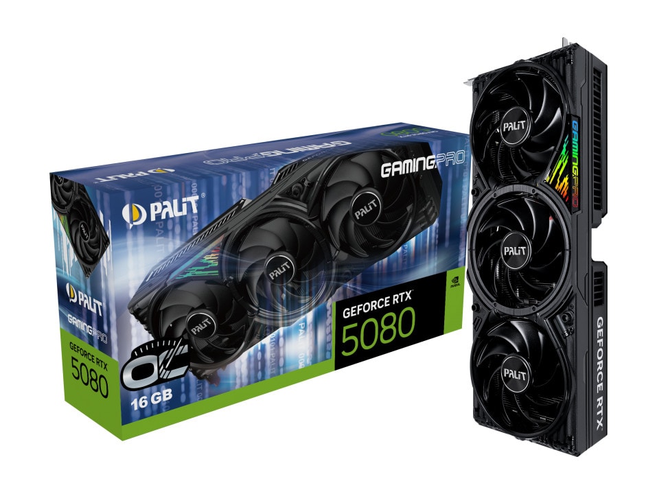 PALIT GeForce RTX 5080 Gaming Pro OC Grafikkarte 16 GB