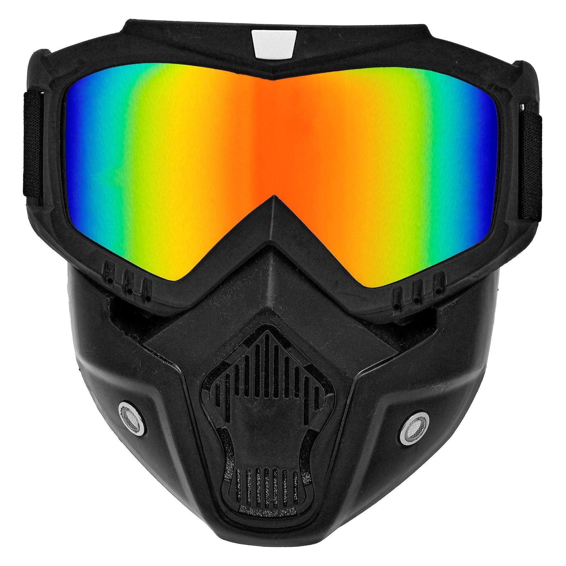 Widmann Taktische Maske mit verspiegelten Regenbogengläsern (72034156)