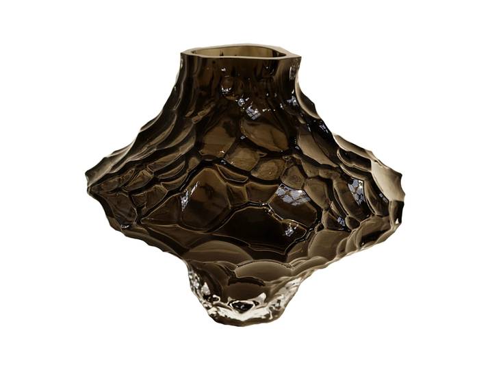 Hein Studio Vase Canyon Large 23 cm New Smoke