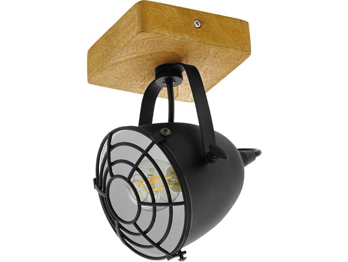 Eglo Spot Gatebeck Natur Holz B 11 cm - Spot