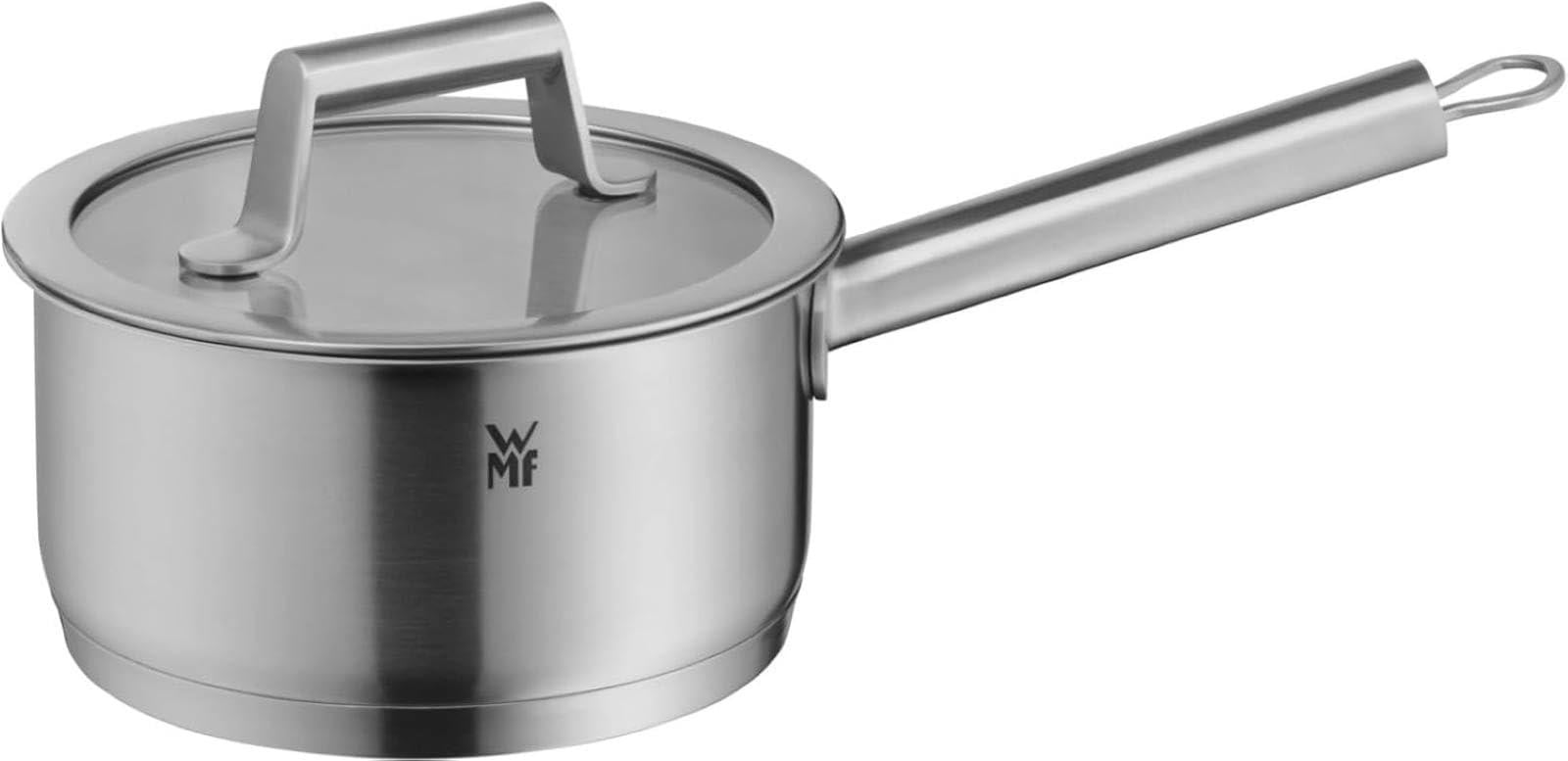 WMF Steelpan met lange steel, diameter 16 cm