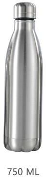 Uplifted Finds Stainless Steel Water Bottle 1 Liter For Sport Travel Use 750 Ml