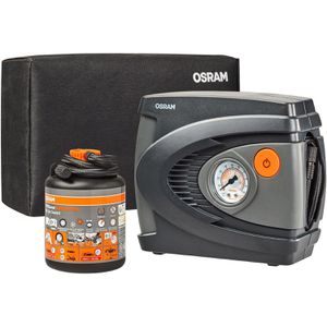 OSRAM Reifendichtmittel TYREseal Kit ESSENTIAL Set, für Auto, Pannenhilfe, mit Kompressor, 450ml