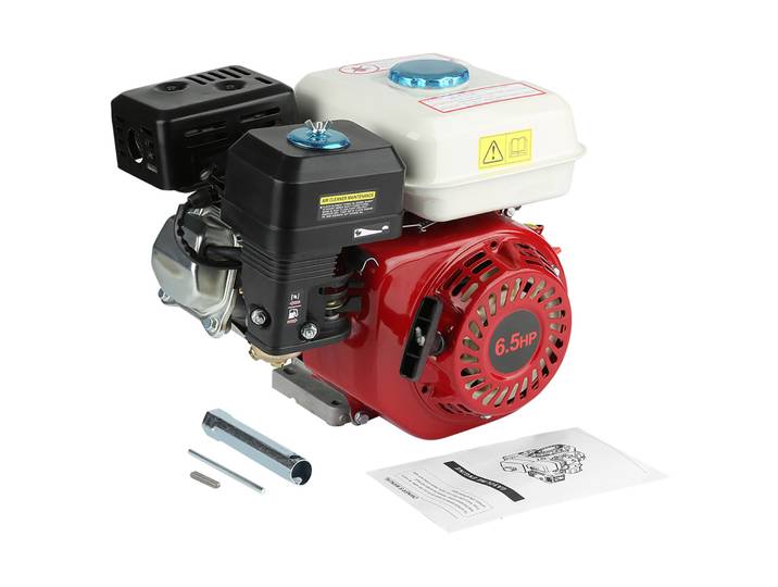 Moteur à essence 4 temps 6,5 CV à démarrage manuel 168F OHV, moteur à essence de remplacement