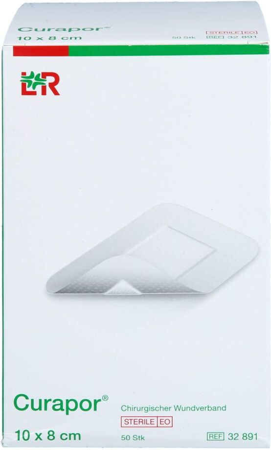 Curapor Wundverband Steril Chirurgisch 8x10 Cm 50stk
