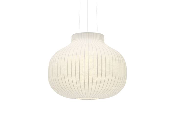Muuto - Suspension Strand - Blanc - Résine cocon - Designer Benjamin Hubert