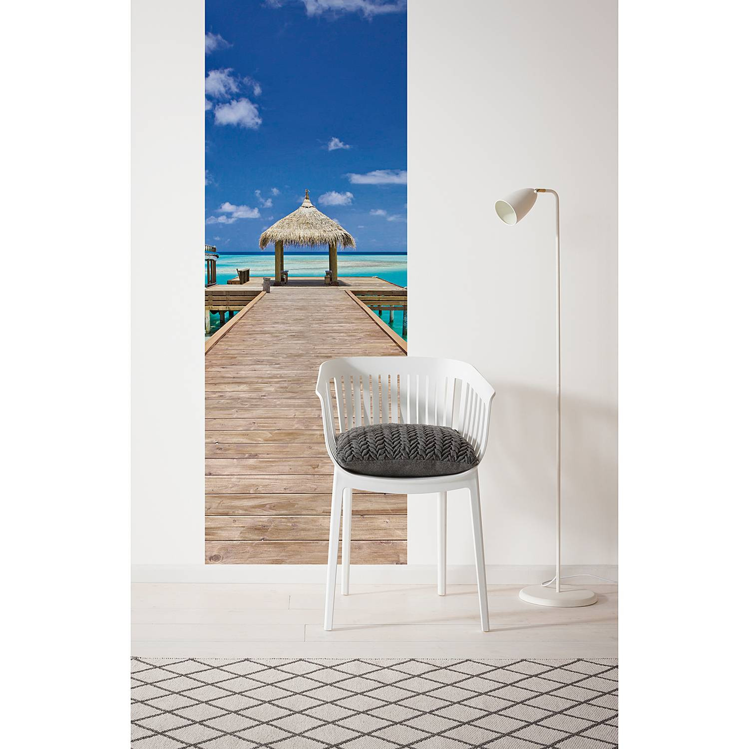 home24 Fotobehang Beach Resort B: 100 cm, H: 280 cm