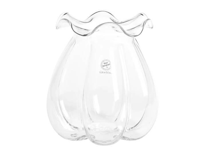 Dekovase Corona, Hergiswil, transparent, Glas