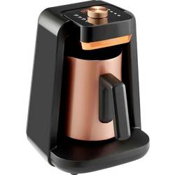 arzum ESPRESSOKANNE mit MILCHAUFSCHÄUMER Kaffeemaschine Bronze Fassungsvermögen Tassen=5 mit automatischem Milchaufschäumer OK0026-B
