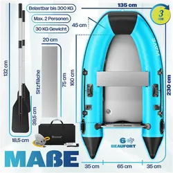 Kesser, Schlauchboot, (230 cm, 2 Personen)