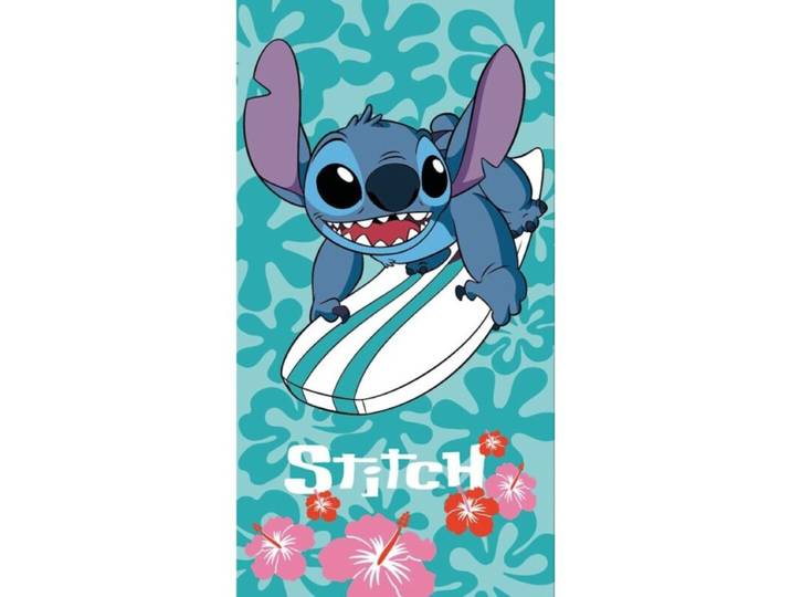 Lilo en Stitch Strandlaken Surfplank - 70 x 140 cm - Polyester