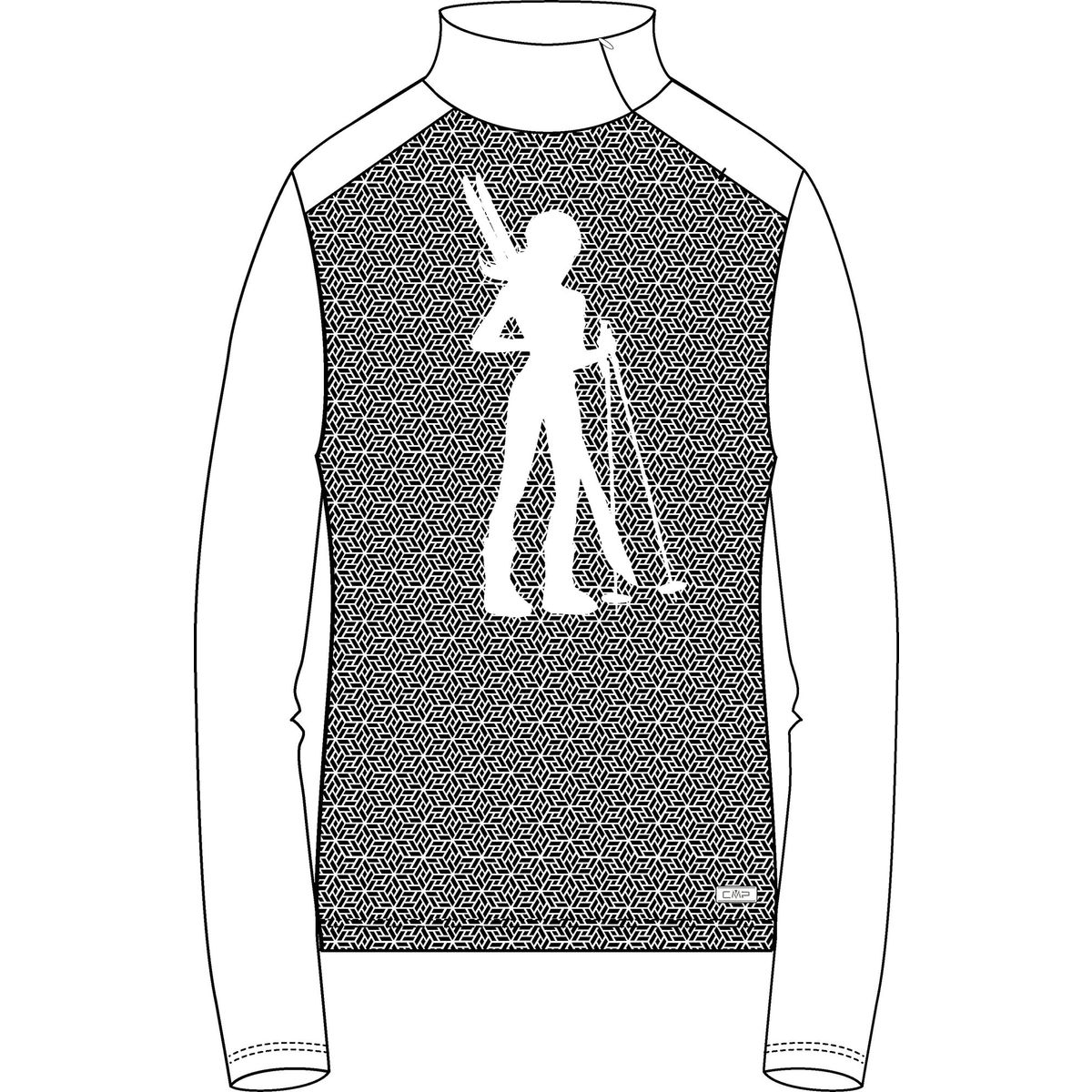CMP Woman Sweat bianco (A001) 38 36L1746-A001-38