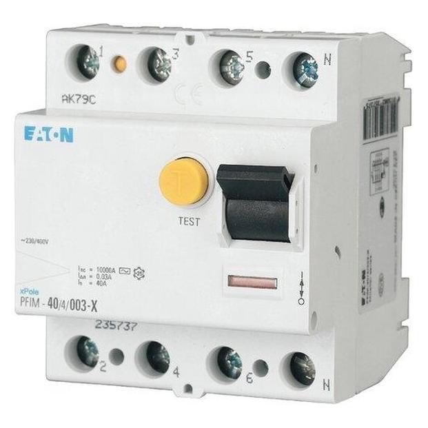 Eaton FI-Schalter, 40A, 4p, 30mA, Typ A 235739 (235739)
