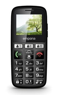 Emporia Happy 2G Smartphone 4,6 cm (1.81") (Schwarz) E30.LTE.V1.BK.01