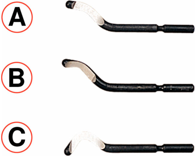 Lame interchangeable pour ébavurer, E100 ; KS Tools (205.2011)