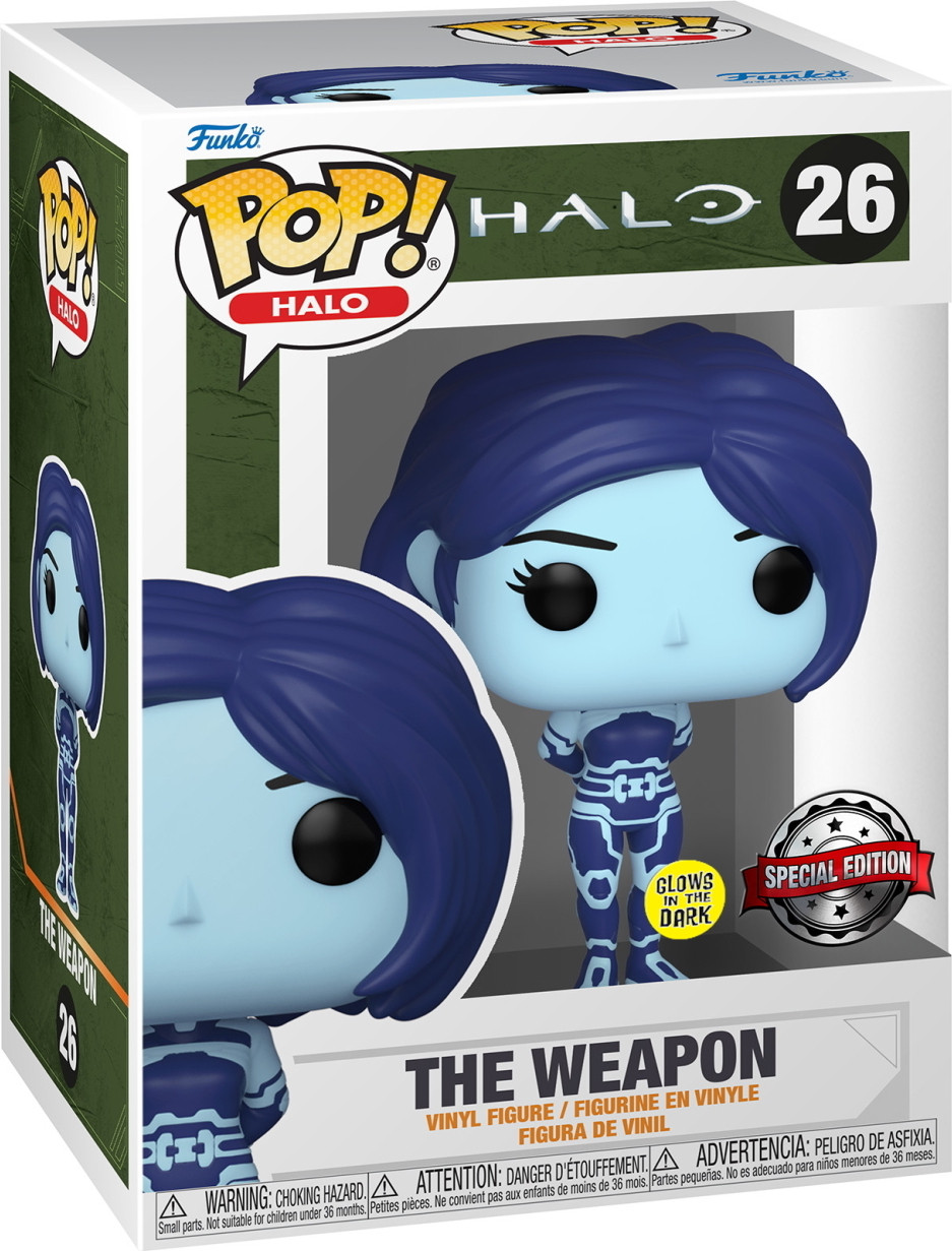 Funko Pop! Vinyl figuur Halo - The Weapon 26 Special Edition, gloeiend