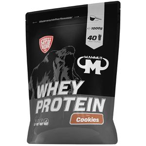 Mammut Proteinpulver Whey Protein, 1 kg, 27 g Protein je Portion (25 g), Cookies