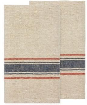 Caravan Menton Towel - Set of 2 - Natural/Demin