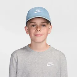 NIKE Club Unstructured Denim Cap Kinder 429 - aegean storm/white