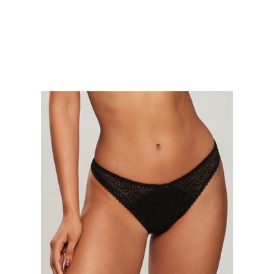 String NUANCE BY LASCANA, Damen, Gr. 44/46, schwarz, Spitze, Obermaterial: 91% Polyamid, 9% Elasthan, Unterhosen String, aus edler, leicht transparenter Spitze