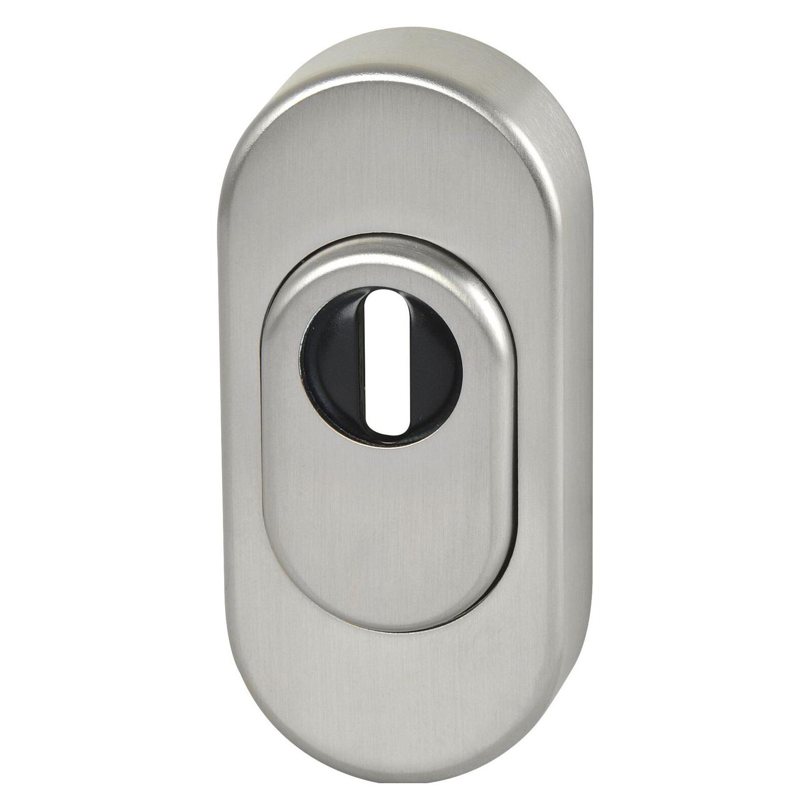 FSB Schutzrosette 73 3249 Edelstahl 6204 oval mit Zylinderabdeckung Stärke 16 mm (Türgriff) (0 73 3249 00010 6204)