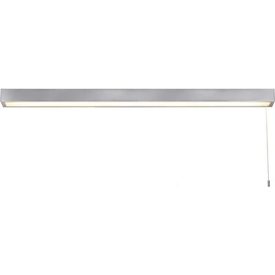 SEARCHLIGHT Wandleuchte "Venti Wall Light - Polished Chrome & Frosted Polycarbonate", silber (chrom und weiß), 1, H: 4,5cm, 1 Stk., Leuchten, Wandleuchte