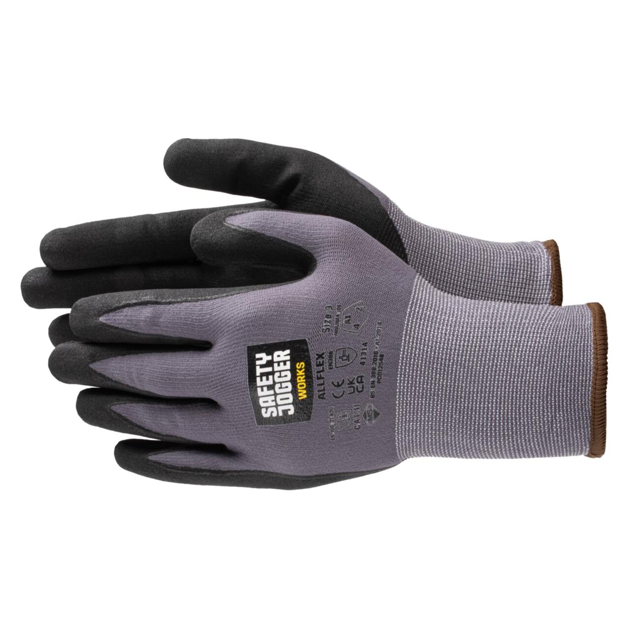 Safety Jogger Arbeitshandschuhe ALLFLEX (8, M) (ALLFLEX3P/8)