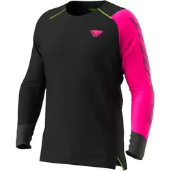 Dynafit, Herren, Funktionsshirt, DNA Langarmshirt (XL), Pink, Schwarz