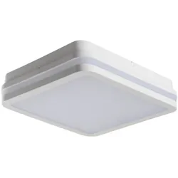 LED DECKENLEUCHTE BENO 24-30W CCT WEIß ECKIG IP65