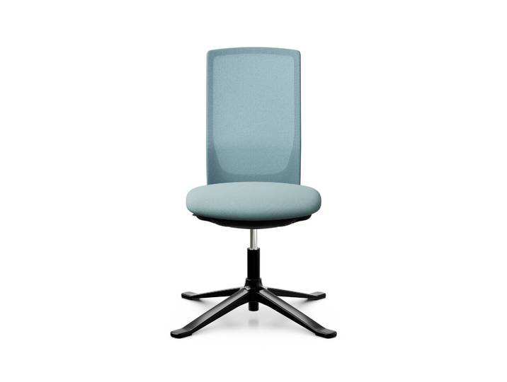 Konferenzstuhl HAG Futu Mesh Communication 1102-S ohne Armlehnen, Blau, Neu - Ergonomisch & Höhenverstellbar