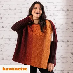 Strickanleitung – Ponchopullover aus Woll Butt Alva