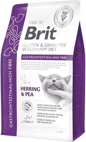 Brit Veterinário Gato Gastrointestinal Alto Teor de Fibras 2kg