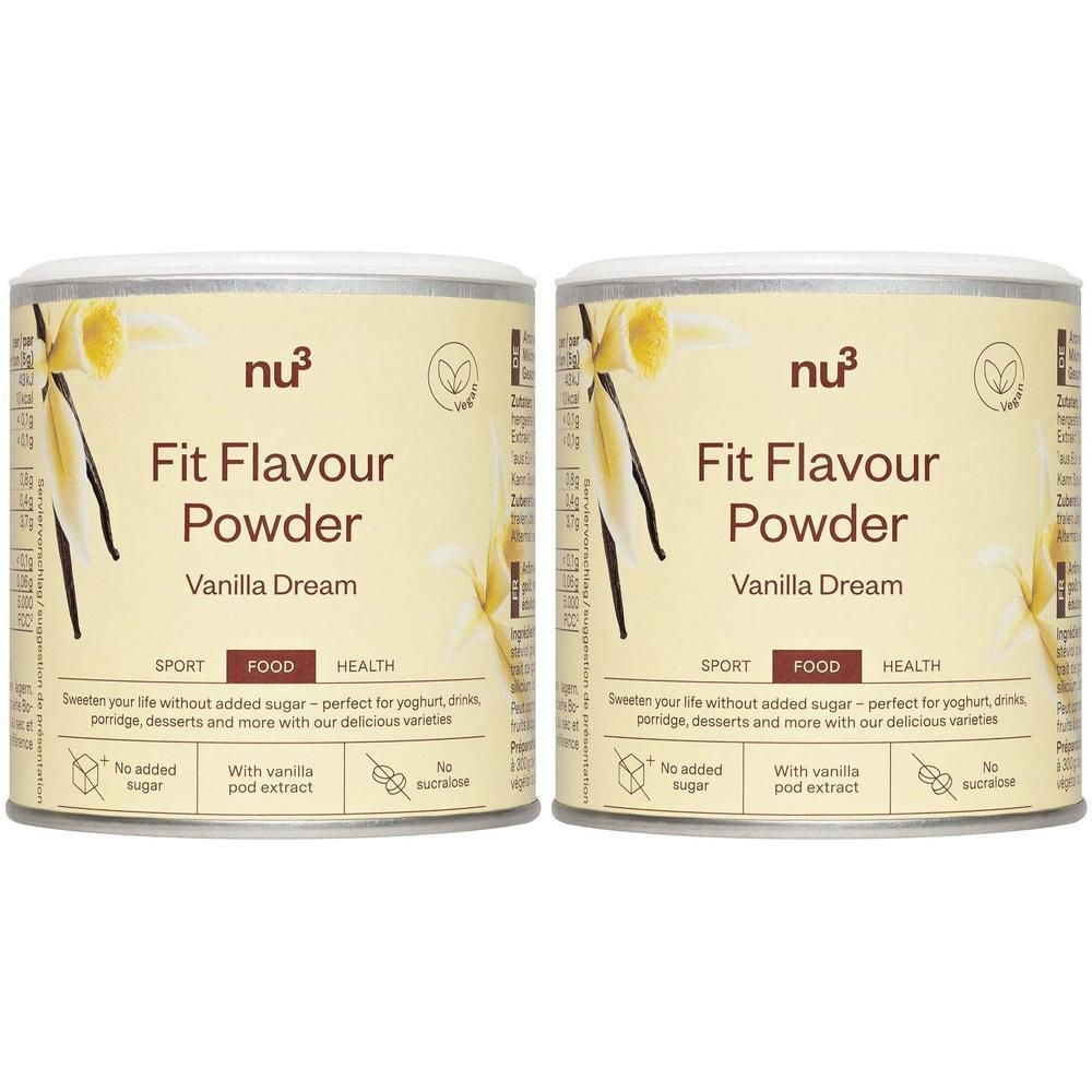 nu3 Fit Flavour Powder Vanilla Dream 2x 2x150 g Pulver
