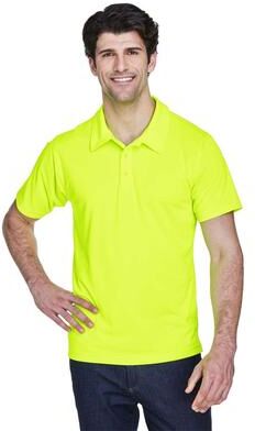 Team 365 TT21 Men's Command Snag Protection Polo Shirt in Safety Yellow size 3XL   Polyester