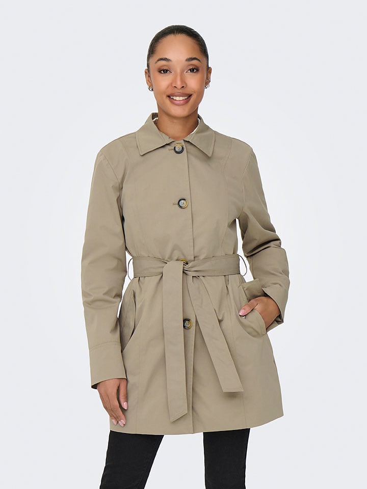 JDY Trenchcoat in Beige - S