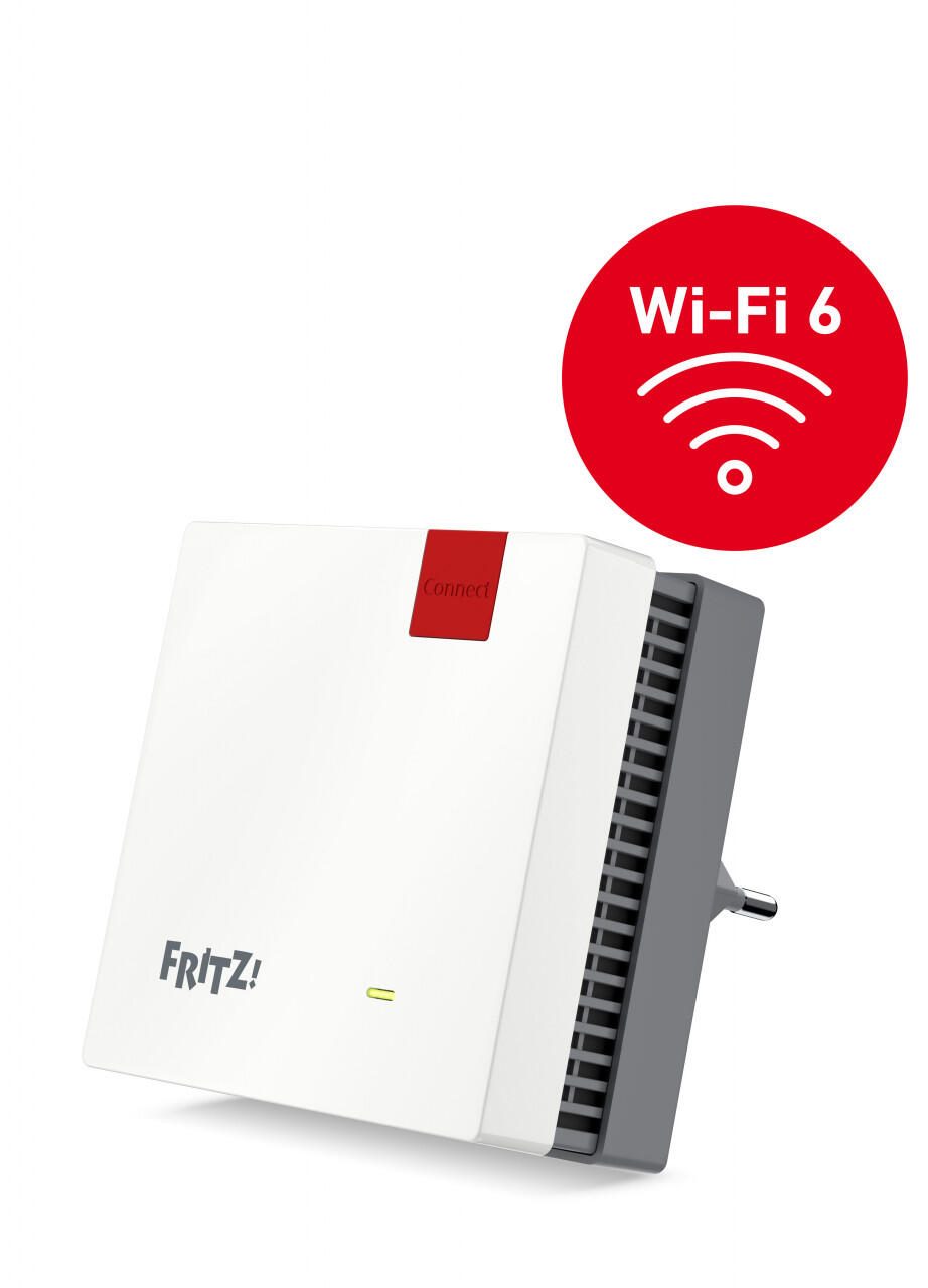 FRITZ!Repeater 1200 AX WiFi Range-Extender GigE WiFi6 2.4 GHz, 5 GHz 20002974